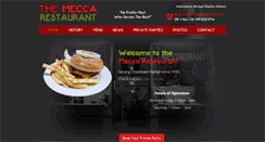 Desktop Screenshot of mecca-restaurant.com